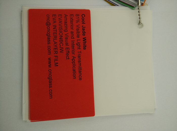 Cool Jade White Ethylene Vinyl Acetate Copolymer EVA interlayer film for laminated glass safety glazing (35)