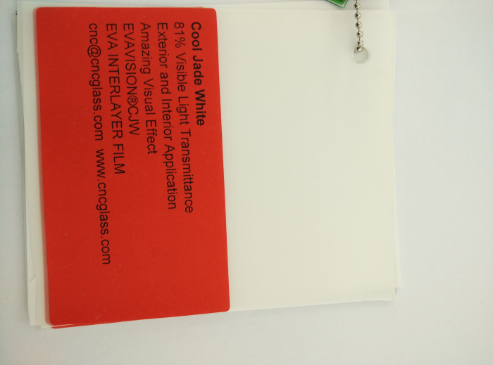 Cool Jade White Ethylene Vinyl Acetate Copolymer EVA interlayer film for laminated glass safety glazing (36)
